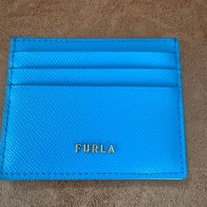 Furla Vibrant Blue Card Holder